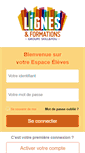 Mobile Screenshot of lignes.espace-eleves.com